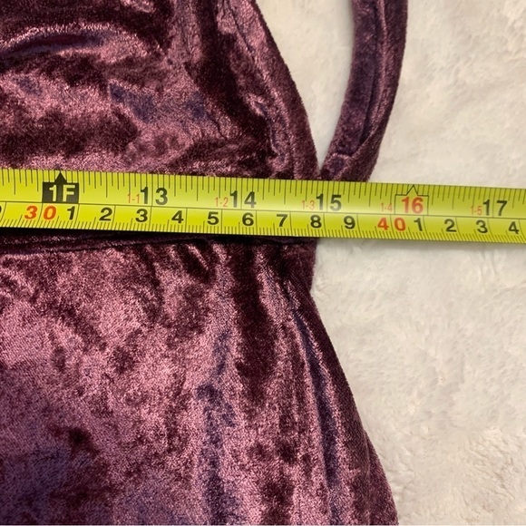 NWT Free People Velvet Tunic Large Fig Jam Intimately Free Pple All Night Cami - Picture 15 of 16